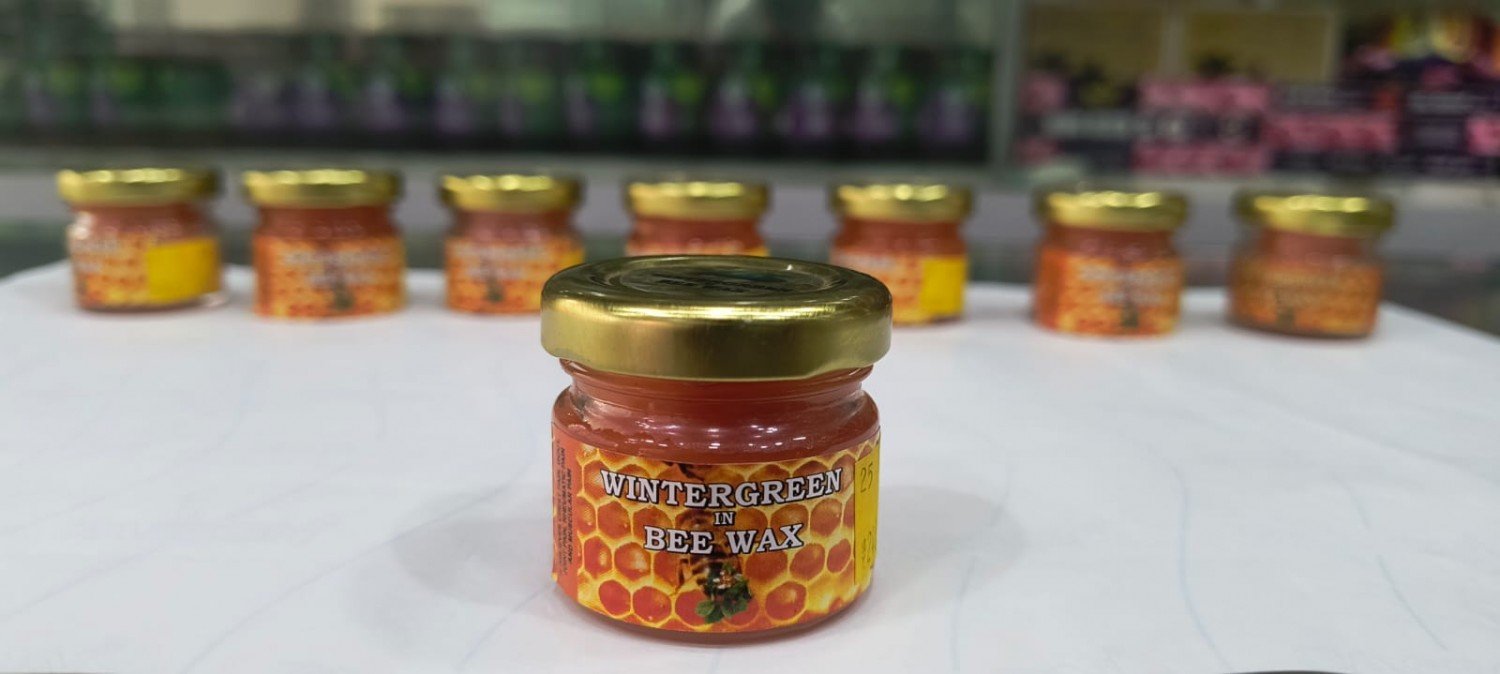 WINTER GREEN OIL IN BEE WAX